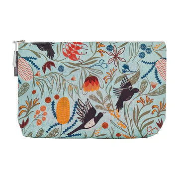 Magpie floral large cosmetic bag
