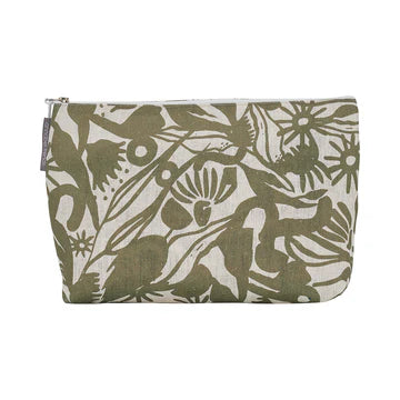 Abstract gum large cosmetic bag
