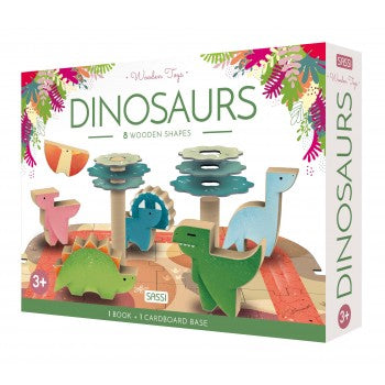 Dinosaurs wooden toys