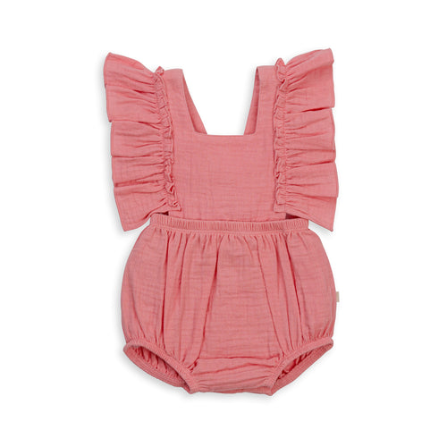 Berry ice ruffle romper