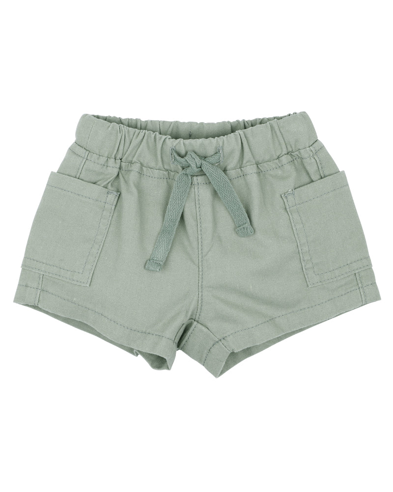 Boys green shorts