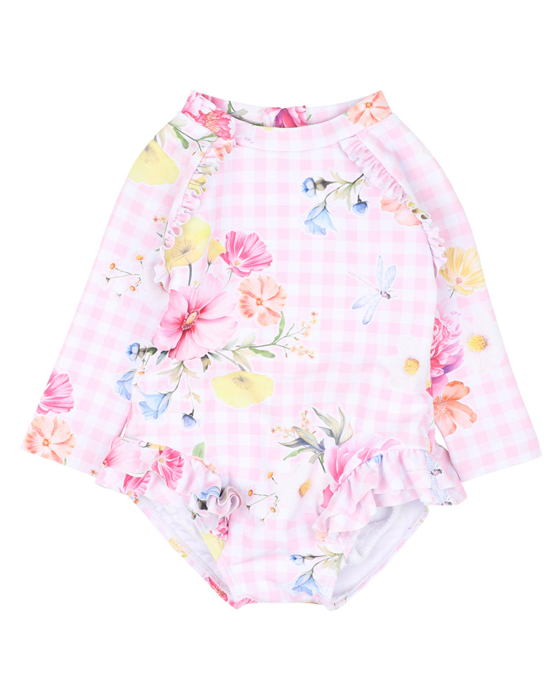 Connie long sleeve sunsuit