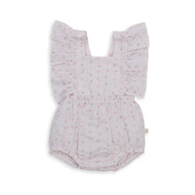 Load image into Gallery viewer, Pretty in pink ruffle romper