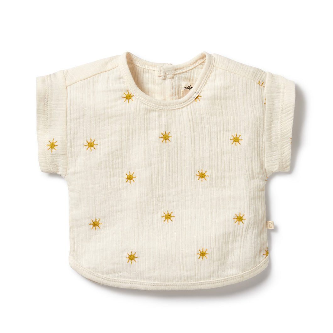 Sunshine organic crinkle tee