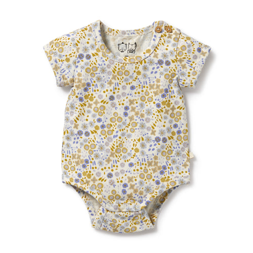 Little meadow organic bodysuit