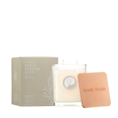 Great Barrier Reef sea salt 380g candle