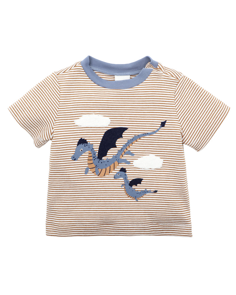 Nino stripe dragon tee