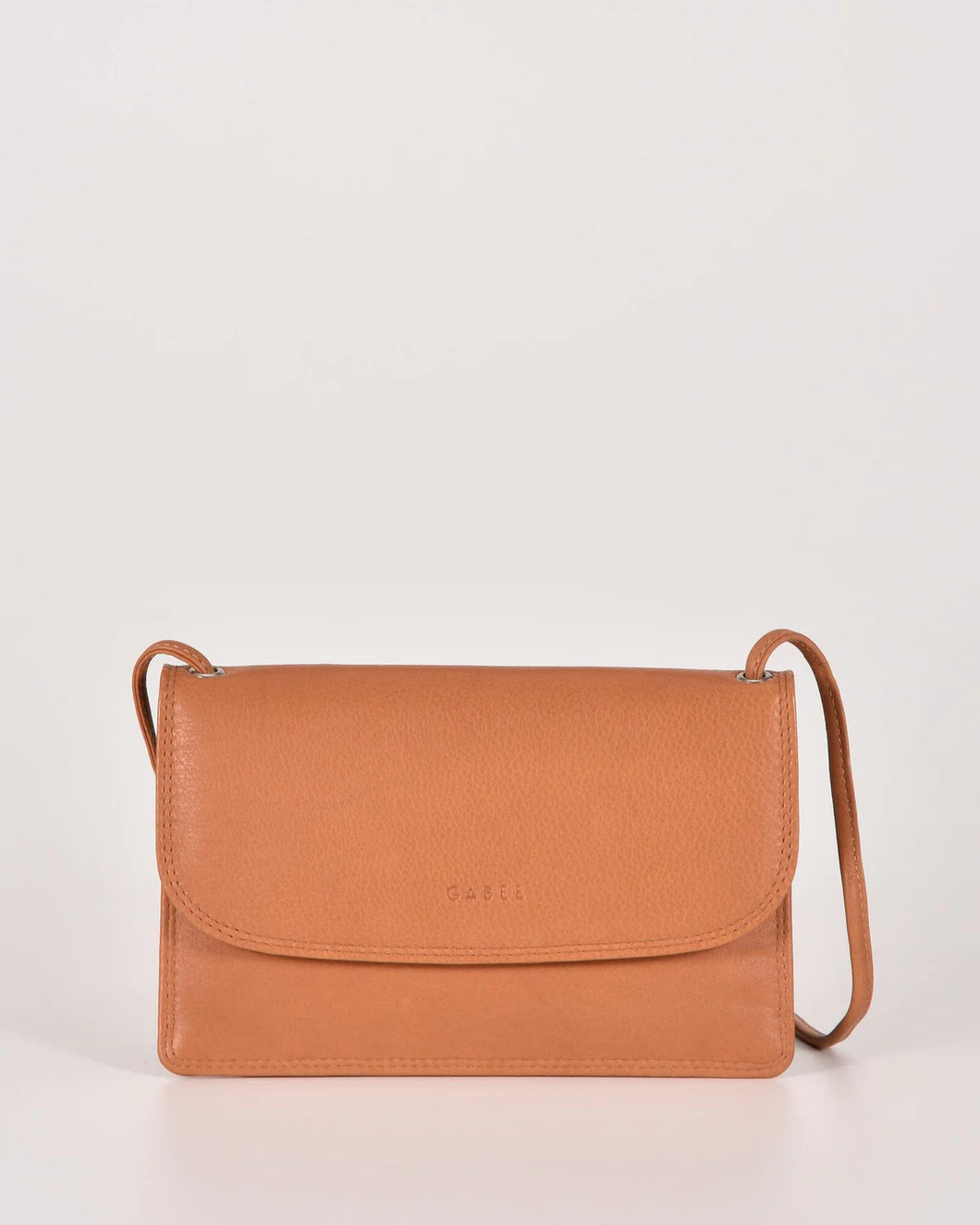 McKenzie tan small leather crossbody bag