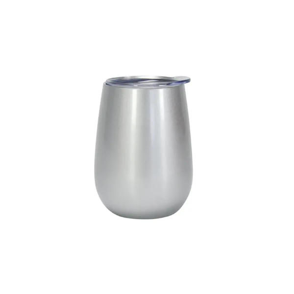 Silver wine tumbler